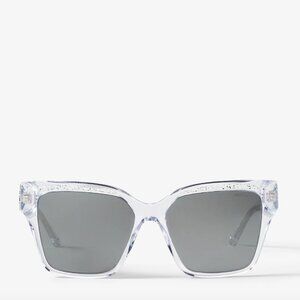 Jimmy Choo Giava Crystal Glitter Sunglasses